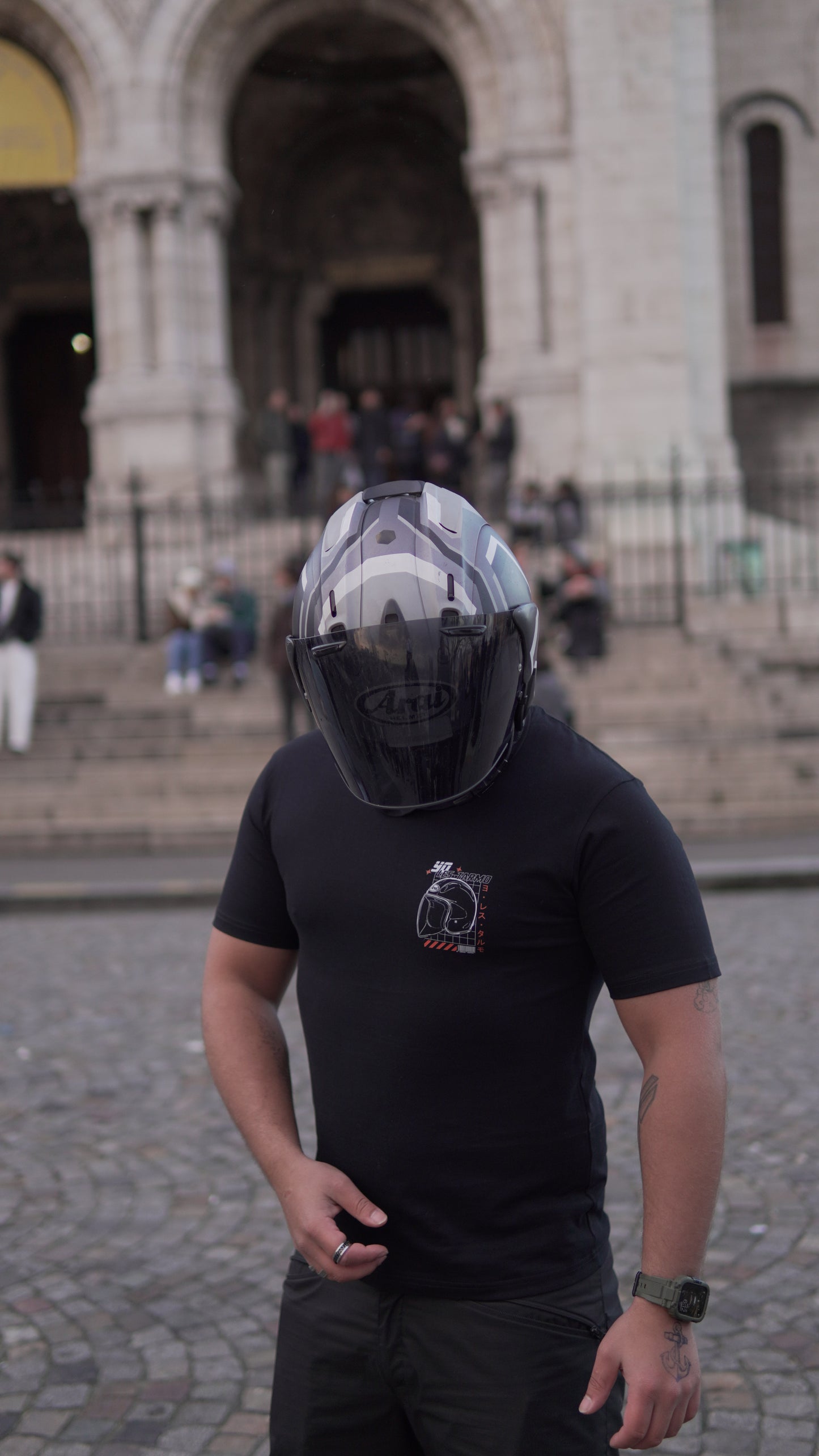 Tee shirt unisexe "YO LES TARMO" Collection Retro Arai Japan + 1 cadeau 🎁