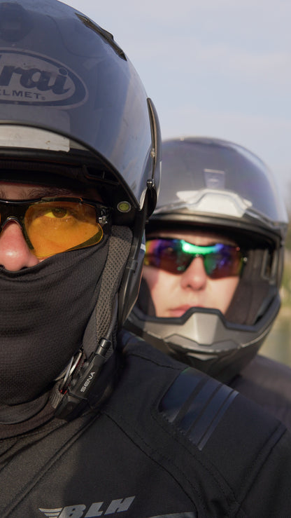 Lunette Jaune et Rouge Moto / vélo /Randonnée / ski 🏍