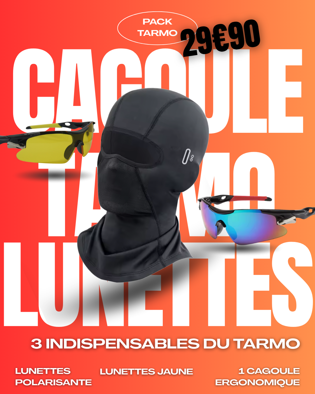 cagoule moto lunette moto