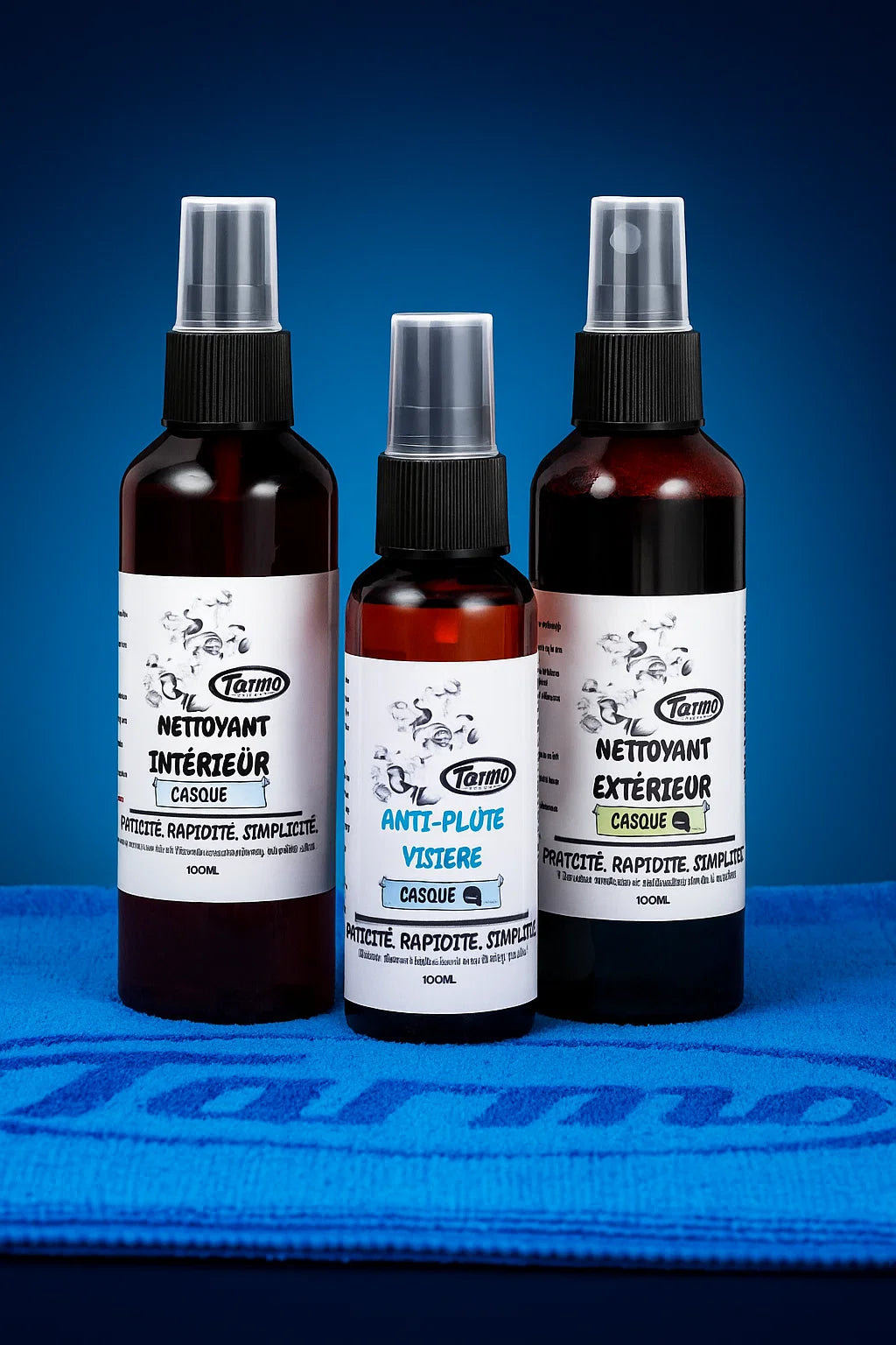 kit nettoyage casque moto