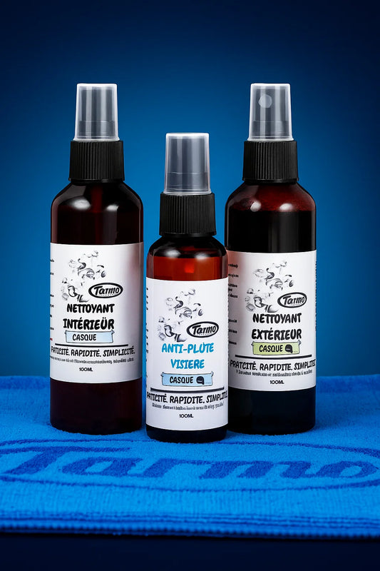 kit nettoyage casque moto